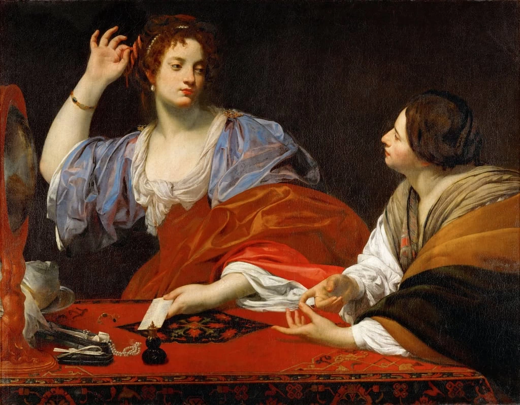 Marta rimprovera la vanitosa sorella Maria Maddalena - Kunsthistorisches Museum, Vienna